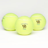 Dog Pet Speelgoed Cute Birthday Tennisballen (Multi)
