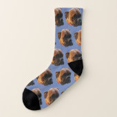 Dog Photo Boxer Puppy Socks Sokken (Links - buitenkant)