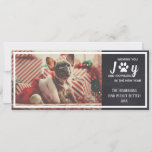 Dog Photo Chalkboard-kerstkaartje Feestdagenkaart<br><div class="desc">Ik wens je vrienden een familie een prettige kerstdag met deze leuke en feestelijke kerstkaart. Pas met een foto van uw hond,  kat,  of huisdier aan en verpersoonlijk tekst met de gemakkelijk te gebruiken sjablonen. Ook zou het een perfecte vakantiekaart zijn voor een diergeneeskundige kantoor- of huisdierenbedrijf.</div>