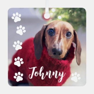 Dog Photo Christmas Tree Pet Photo Ornament