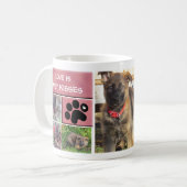 Dog Photo Collage Mok (Voorkant links)