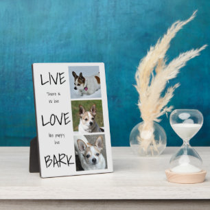 Dog Photo Collage Plaque Fotoplaat