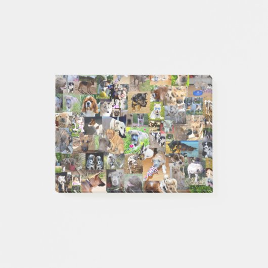 Dog Photo Collage Post-it® Notes (Voorkant)