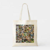Dog Photo Collage Tote Bag (Achterkant)