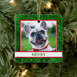 Dog Photo Keramisch Ornament