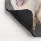 Dog Photo LOVE MY DOG Personalized Word Art Muismat (Hoek)