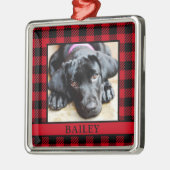 Dog Photo Metalen Ornament (Links)