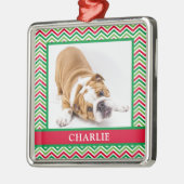 Dog Photo Metalen Ornament (Links)