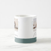 Dog Photo Minimalist Merry Kerstmis Koffiemok (Center)