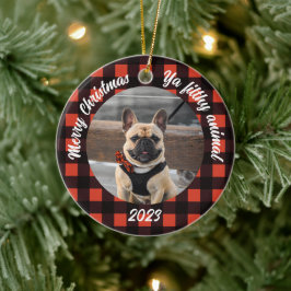 Dog Photo Ornament