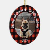  Dog Photo Ornament (Rechts)