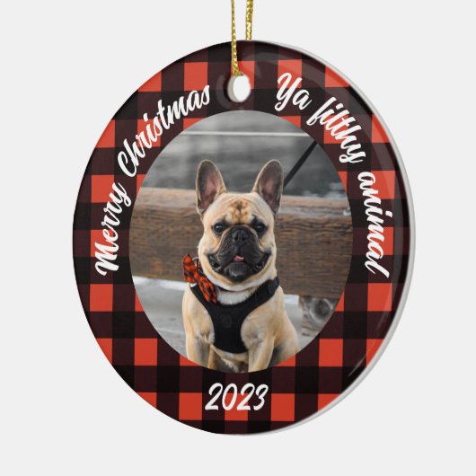  Dog Photo Ornament (Links)