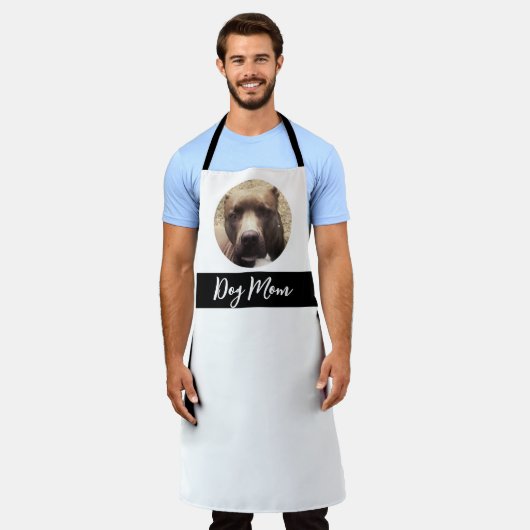 Dog Photo Pet Afbeelding Custom Kitchen Schort (Gedragen)