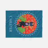 Dog Photo Shirt D Pet Gift  Fleece Deken (Voorkant (Horizontaal))