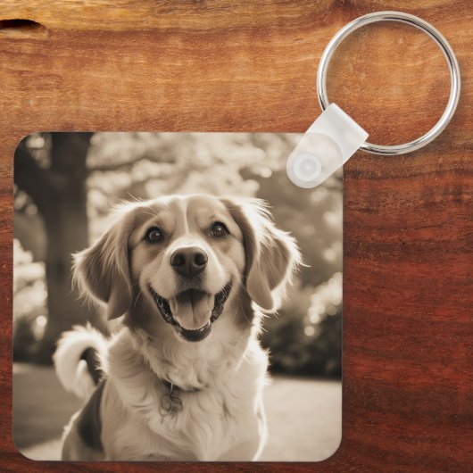 Dog Pic Sleutelhangers (Achterkant)