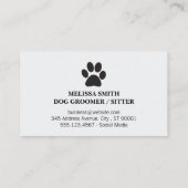 Dog-pictogrammen | Bone Turf | Trainer Visitekaartje (Achterkant)