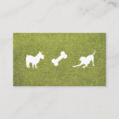 Dog-pictogrammen | Bone Turf | Trainer Visitekaartje (Voorkant)