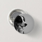 Dog Pin Ronde Button 3,2 Cm (Voorkant /achterkant)