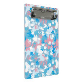 Dog Pink en Blue Camouflage Pattern Mini Klembord (Schuin)