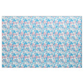 Dog Pink en Blue Camouflage Pattern Stof (Fat Quarter)