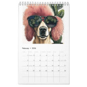 Dog Pink Girly Kalender (Feb 2026)