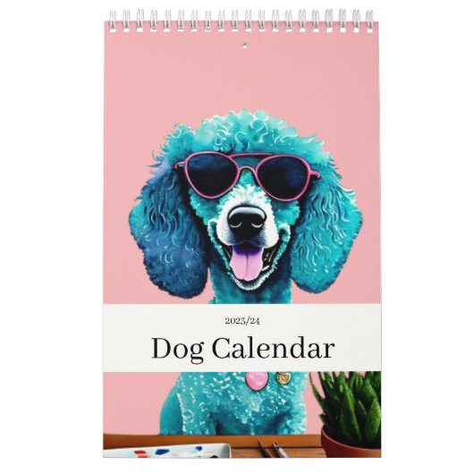 Dog Pink Girly Kalender (Hoes)