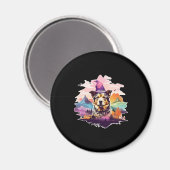 Dog Pink Halloween Magneet (Voorkant / Achterkant)