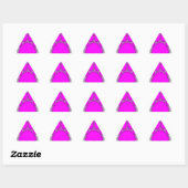 Dog Pink in roze met contouren Sticker (Vel)