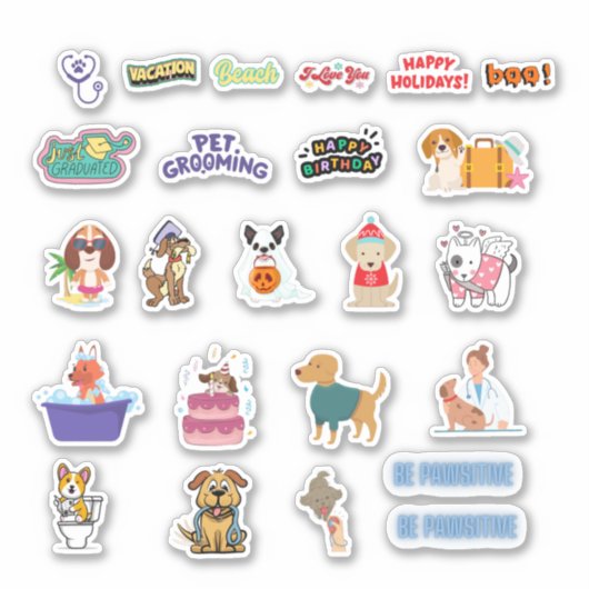 Dog Planner Stickers (Voorkant)