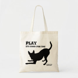 Dog Play Canvas tas