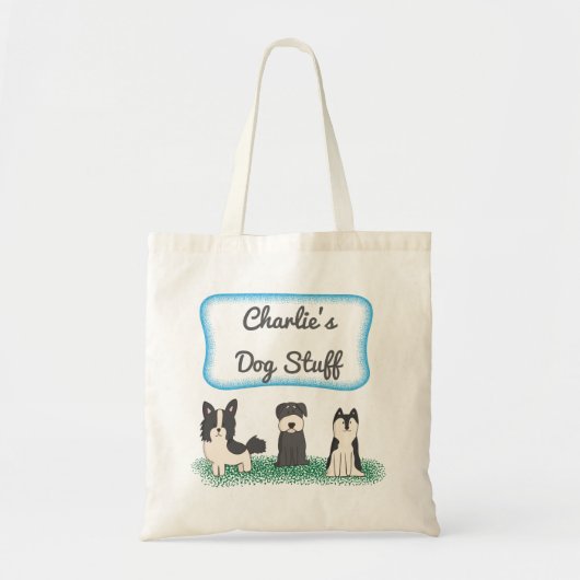 Dog Play Speelgoed Pet Accessoires Monogram Puppy Tote Bag (Voorkant)