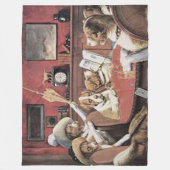 DOG POKER Fleece Blankets Deken (Voorkant)