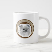 Dog Pomeranian Grote Koffiekop (Rechts)