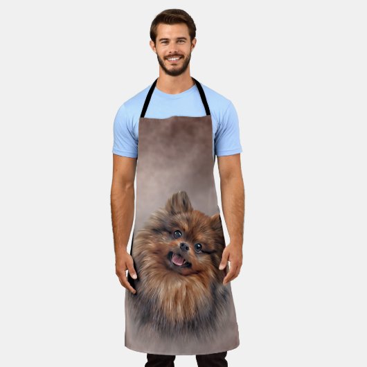 Dog Pomeranian Spitz Schort (Gedragen)