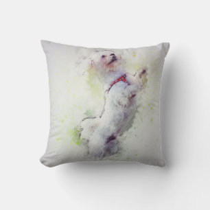 Dog Poodle Pet Family Room Pillow Kussen