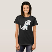 Dog Poodle T-shirt (Voorkant volledig)