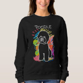 Dog  Poodle Women's Poodle Men's  3 Trui (Voorkant)