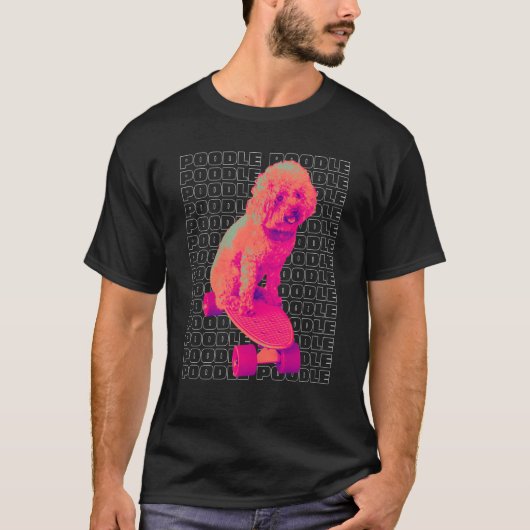 Dog  Poodle Women's Poodle Men's T-shirt (Voorkant)