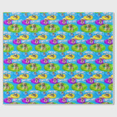 Dog Pool Party Cadeaupapier (Vlak)