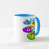 Dog Pool Party Mok (Voorkant rechts)