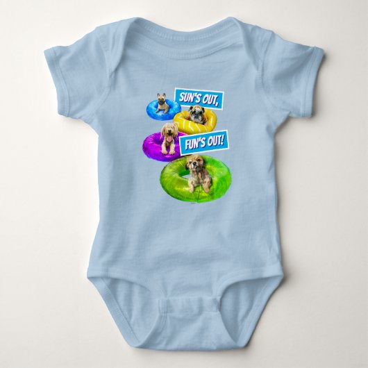 Dog Pool Party Romper (Voorkant)