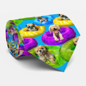 Dog Pool Party Stropdas (Opgerold)