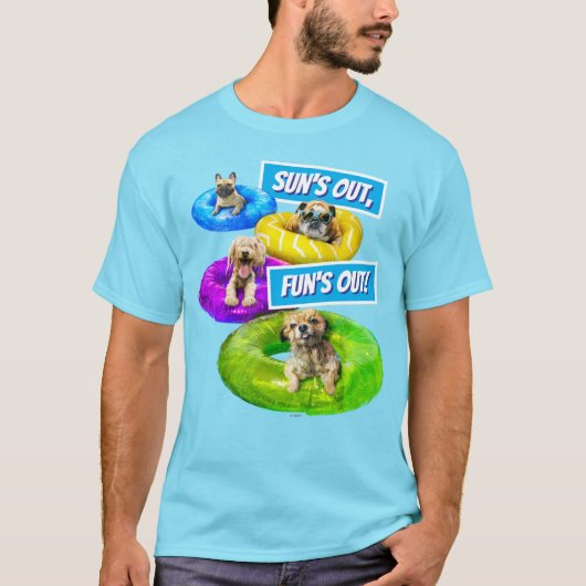 Dog Pool Party T-shirt (Voorkant)