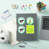 Dog Poop OK afval Kan Sticker (iPad Cover)