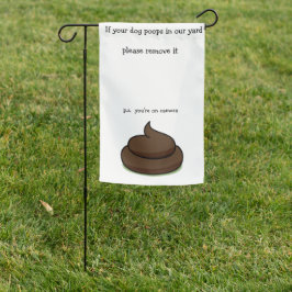 Dog Poop Tuinvlag