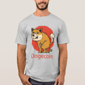 Dog Pooping Cryptocurrency T-shirt (Voorkant)