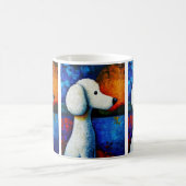 Dog Portrait Art Coffee Mok (Center)