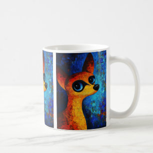 Dog Portrait Art Coffee Mok