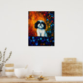 Dog Portrait Art Poster (Keuken)