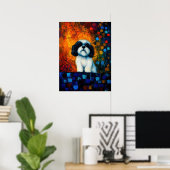 Dog Portrait Art Poster (Thuiskantoor)